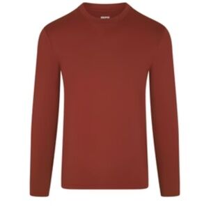 Skims Men’s Outdoor Jersey CLASSIC LONG SLEEVE T-SHIRT NWT in rust color